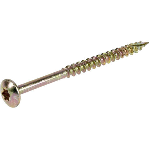 HILLMAN Power Pro No. 8 X 2-1/2 in. L Star Coarse Cabinet Screws