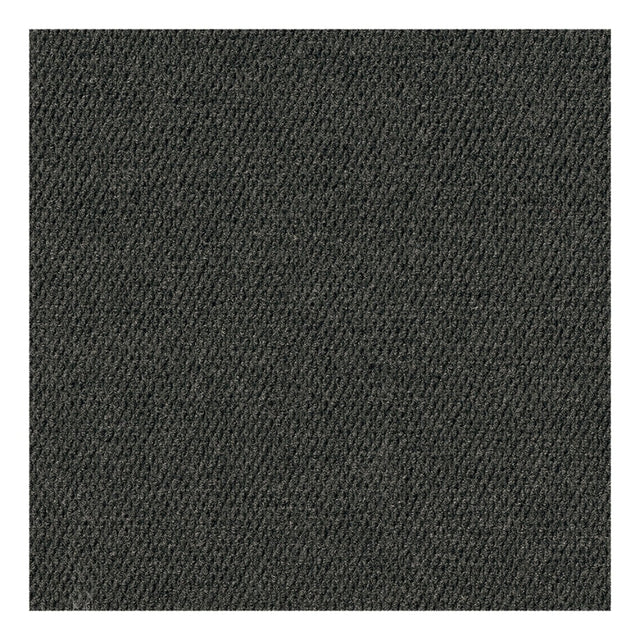 Foss Floors 7ND4N0916PK Carpet Tile, 18 in L Tile, 18 in W Tile, Hobnail Pattern, Pattern, Black Ice