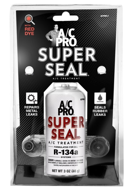 A/C Pro ACPMRL3-6 Super Seal, 3 oz, Aerosol Can, Liquid