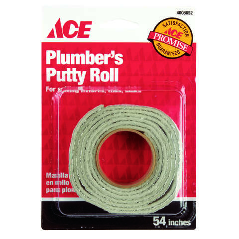 Ace White 3/4 in. W X 54 in. L Plumber's Putty Roll