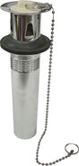 ProSource PMB-156 Lavatory Plug, Pull-Out, Chrome, 2/PK