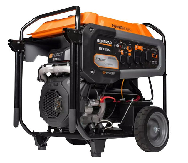 Generac GP Series 7705-0 Portable Generator, 120/240 V, 19,300 W Output, Gasoline, 14.2 gal Tank, Electric Start