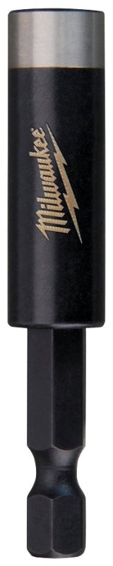 Milwaukee SHOCKWAVE 48-32-4502 Bit Holder with C-Ring, 2.36 in L, 1/4 in Drive, Hex Drive, 1/4 in Shank, Steel