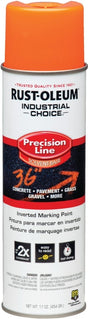 Rust-Oleum 201516 Inverted Marking Spray Paint, Gloss, APWA Orange, 17 oz, Can