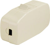 Leviton 011-05410-00I Cord Switch, 3 A, 125 V, Phenolic, Ivory