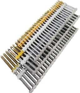 Simpson Strong-Tie S11A325CNJ Collated Nail, 3-1/4 in L, 304 Stainless Steel, Full Round Head, Annular-Ring Shank