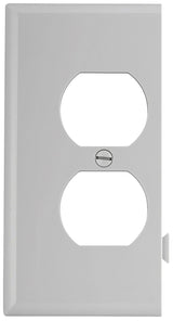 Eaton Wiring Devices STE8W Sectional Wallplate, 4-1/2 in L, 2-3/4 in W, 1 -Gang, Polycarbonate, White
