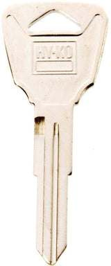 Hy-Ko 11010HD96 Automotive Key Blank, Brass, Nickel, For: Honda Vehicle Locks, HD96 Key Number, Pack of 10
