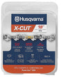 Husqvarna X-CUT 597 46 95-62 Chainsaw Chain, Semi-Chisel Chain, 18 in L Bar, 0.05 in Gauge, 3/8 in TPI/Pitch, 62-Link