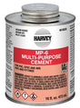 Harvey MP-6 Series 18020-12 Multi-Purpose Cement, 16 oz Can, Liquid, Milky Clear