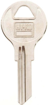 Hy-Ko 11010AP2 Key Blank, Brass, Nickel, For: Chicago Cabinet, House Locks and Padlocks, AP2 Key Number, Pack of 10