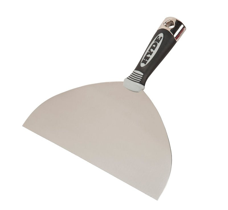 Hyde Pro Stainless 06882 Joint Knife, 10 in W Blade, Stainless Steel Blade, Flexible Blade, Hammer Head Handle