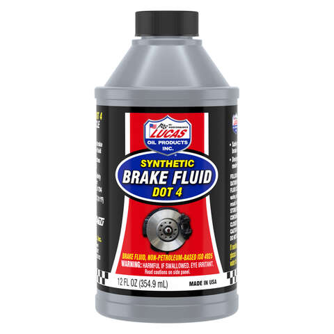 Lucas Oil Products DOT 4 Brake Fluid 12 oz, Pack of 12