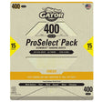 Gator 7285 Sanding Sheet, 11 in L, 9 in W, Extra Fine, 400 Grit, Aluminum Oxide Abrasive
