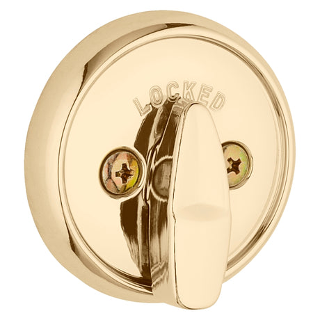 Kwikset 780LO3SMTRCALRCSK Deadbolt, Alike Key, Steel, Polished Brass, 2-3/8 to 2-3/4 in Backset, K3/SMT Keyway