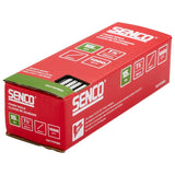 Senco DA17EPBR Finish Nail Strip, 1-1/2 in L, 15 ga, Steel, Bright Basic/Sencote, Brad Head