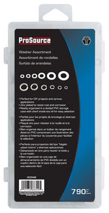 ProSource 045734683495 Washer Assortment, Zinc