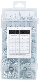 ProSource 045734683495 Washer Assortment, Zinc