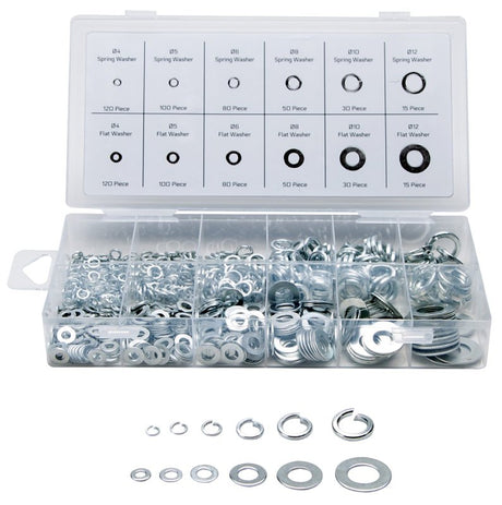 ProSource 045734683495 Washer Assortment, Zinc