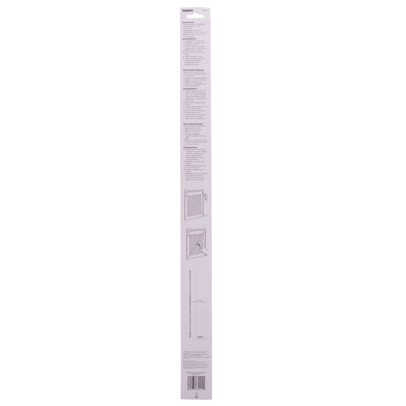 ProSource LR-106-PS Door Brace, 3/8 in W, Steel, Zinc