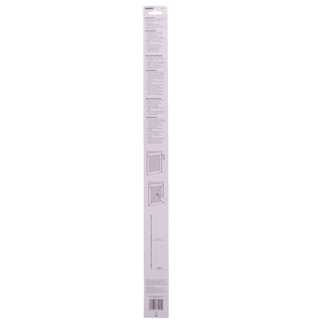 ProSource LR-106-PS Door Brace, 3/8 in W, Steel, Zinc