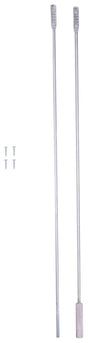 ProSource LR-106-PS Door Brace, 3/8 in W, Steel, Zinc