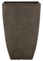 Southern Patio HDR-091653 Newland Planter, 15-1/2 in H, Square, Plastic/Resin, Gray, Stone Aesthetic
