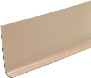 M-D 75259 Wall Base, 4 ft L, 4 in W, Vinyl, Beige, Pack of 18