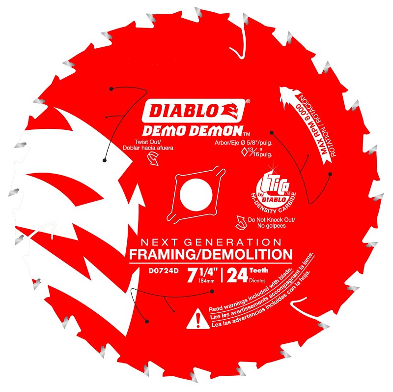 CIRC SAW BLADE 7-1/4INX24T, Pack of 10