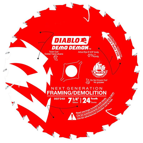 CIRC SAW BLADE 7-1/4INX24T, Pack of 10