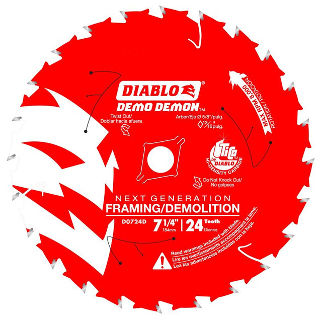 CIRC SAW BLADE 7-1/4INX24T, Pack of 10