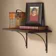 Knape & Vogt 200 Series 200MAB8 Shelf Bracket, 50 lb, 7-3/4 in L, 7-3/4 in H, Steel, Antique Bronze