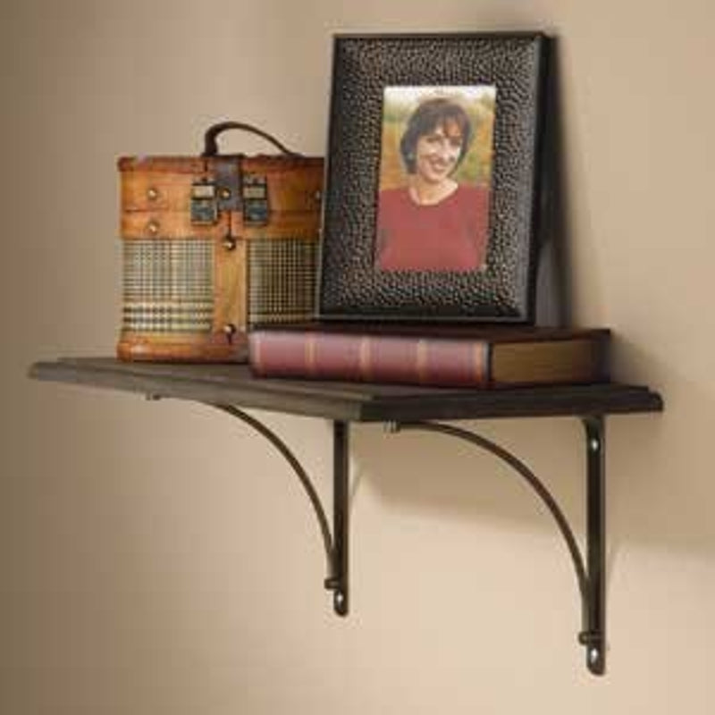 Knape & Vogt 200 Series 200MAB8 Shelf Bracket, 50 lb, 7-3/4 in L, 7-3/4 in H, Steel, Antique Bronze