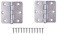 ProSource LR-110-PS Door Hinge, Steel, Zinc, Loose Pin, 180 deg Range of Motion, Screw Mounting