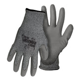 Boss Blade Defender 7000L Gloves, L, 28.05 in L, PU Coating, Glass Fiber/HPPE/Polyester/Spandex Glove