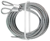 Prime-Line GD 52101 Aircraft Cable, 3/32 in Dia, 12 ft L, Carbon Steel, Galvanized