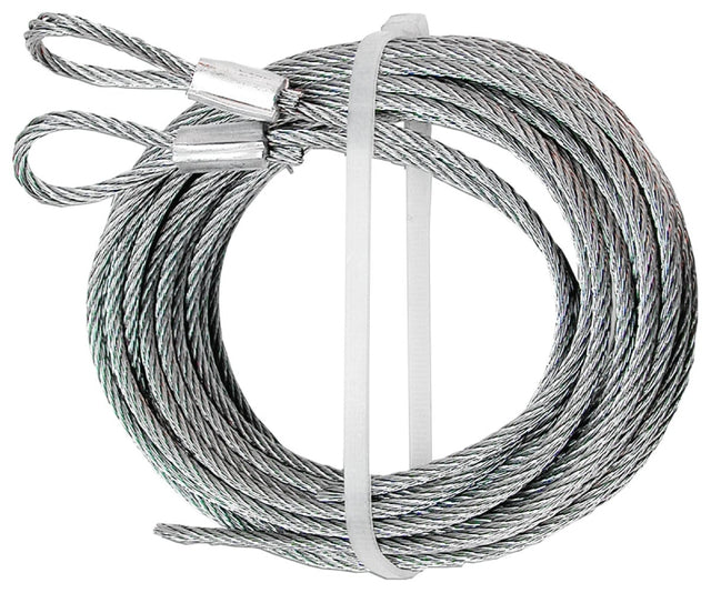 Prime-Line GD 52101 Aircraft Cable, 3/32 in Dia, 12 ft L, Carbon Steel, Galvanized