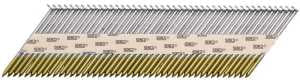 Senco HC27APBX Series Collated Nail, Paper Tape Collation, 3 in L, Steel, Bright Basic, Clipped Head