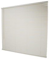 Simple Spaces PVCMB-13AA Blind, 64 in L, 43 in W, Vinyl, Alabaster, Pack of 4