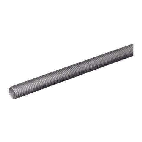 SteelWorks #10 in. D X 12 in. L Zinc-Plated Steel Threaded Rod, Pack of 10