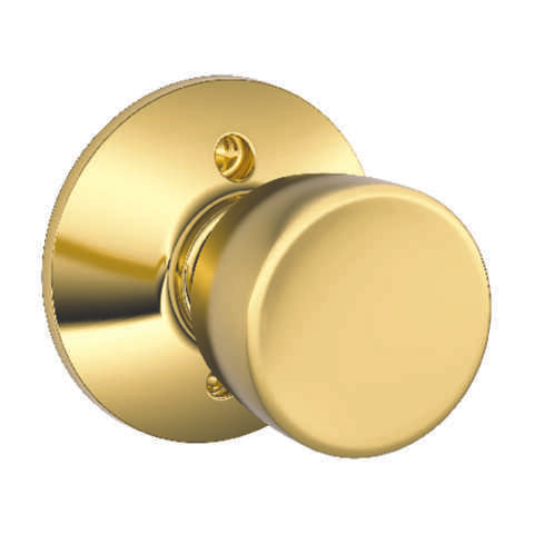 Schlage Bell Bright Brass Dummy Knob Right or Left Handed