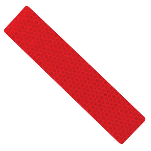 HILLMAN 1.3 in. W X 6 in. L Red Reflective Safety Tape 1 pk, Pack of 6