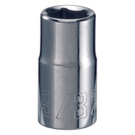 Craftsman 9/32 in. X 1/4 in. drive SAE 6 Point Standard Shallow Socket 1 pc