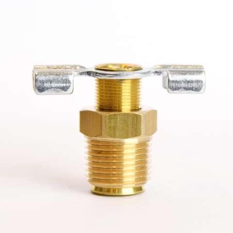 ATC 3/8 in. MPT Brass Drain Cock with External Seat, Pack of 5