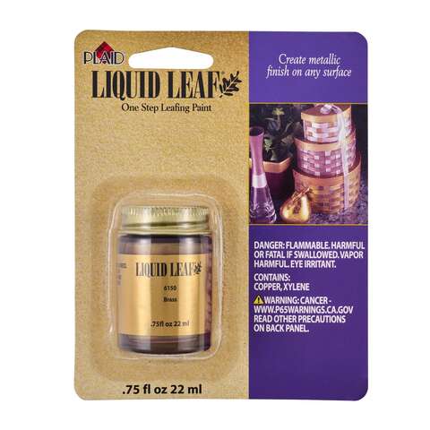 Plaid Metallic Brass Glaze 0.8 oz