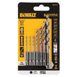DeWalt Black & Gold High Speed Steel Impact Ready Drill Bit Set Hex Shank 7 pc