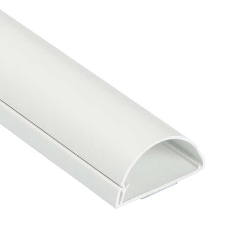 D-Line 39 in. L White PVC Cord Cover