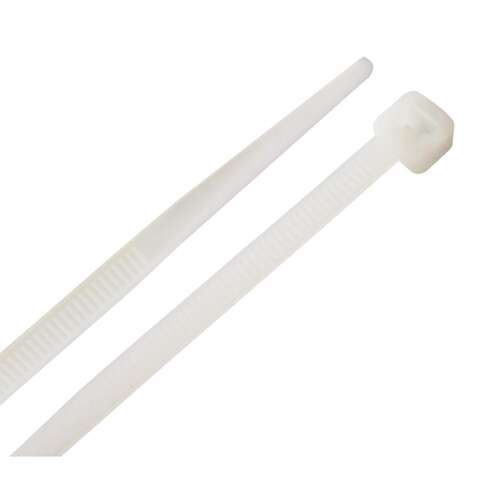 Home Plus 11.8 in. L White Cable Tie 100 pk