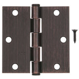 Ace 3-1/2 in. L Oil Rubbed Bronze Residential Door Hinge 3 pk