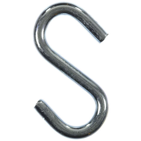 Ace Medium Zinc-Plated Silver Steel 3 in. L S-Hook 230 lb 2 pk, Pack of 5